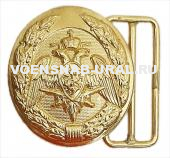 Ремень офицерский парадный желтый (пряжка-РосГвардия)