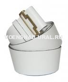 Ремень солдатский ИК Белый (ш.45мм, иск.кожа под бляху)