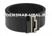 Ремень солдатский ИК Черный (ш.40мм, иск. кожа под бляху)