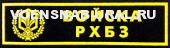 Нагр. нашивка Пласт. Обр.1993г. Войска РХБЗ