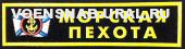 Нагр. нашивка Пласт. Обр.1993г. ВМФ Морская Пехота, Якорь + Флаг