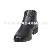 Полусапожки БУТЕКС Мужские "Офицер", кожа, подкладка, 2 молнии, м.6026  р.40-46