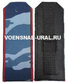 Погоны Кмф Серые, твердые с вышитым краповым кантом