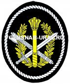 Шеврон Пласт. ФСИН Территориальный аппарат (шестопер)