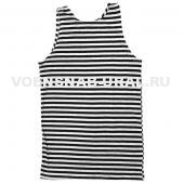 Майка-тельник Черная ш/п п/г (кулирка, плотность 140гр/м2) МП р.44-60