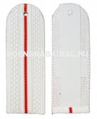 Погоны МВД ПОЛИЦИЯ белые 1 пр. без канта