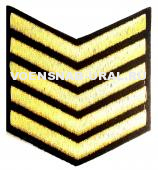 Нарук. нашивка Курсовка Выш. 5 курс (фон черный)