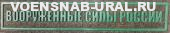 Нагр. нашивка Пласт. Обр.2012г. ВС России, Полевая
