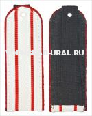 Погоны МВД ПОЛИЦИЯ белые 2 просвета