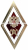 0803-2804 - Ромб Высшее Образование МЧС ГПС РФ (специалитет) Горячая эмаль белая-красная, накладной (в коробочке)