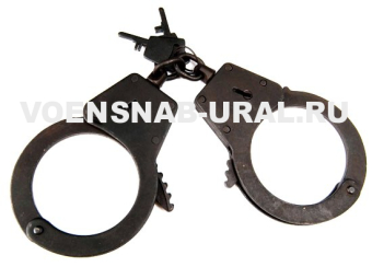 0607-0040 Наручники БРС-2 (2 ключа), черные (оксидированные)