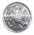 0707-0260 Пуговица мет. 14мм серебро, герб РФ
